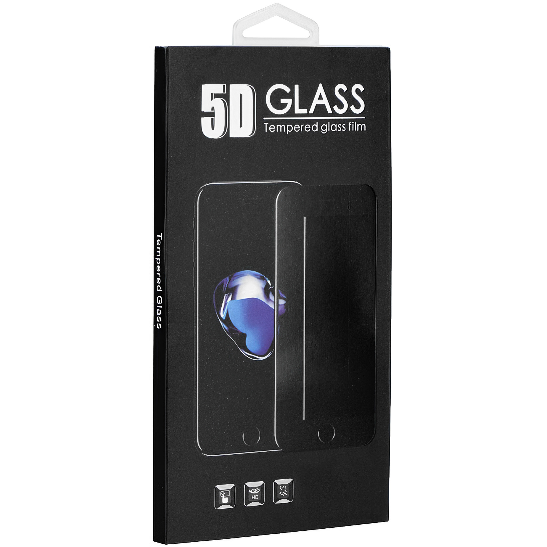 Folie de protectie Ecran OEM pentru Samsung Galaxy A51 A515, Sticla securizata, Full Glue, 5D, Neagra
