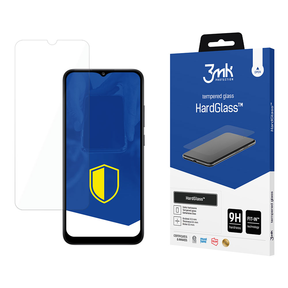 Folie de protectie Ecran 3MK HardGlass pentru Samsung Galaxy A03s A037 / A02s A025F, Sticla securizata, Full Glue