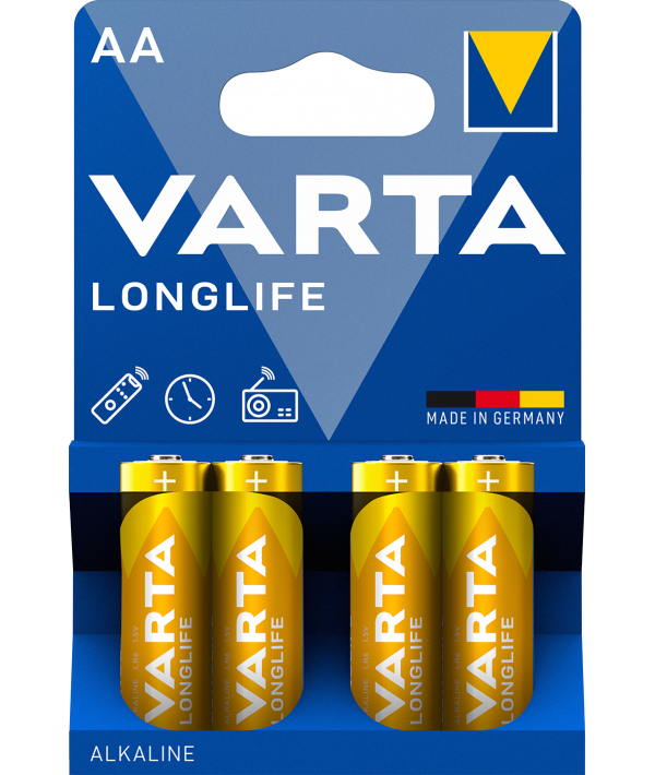 Baterie Varta Longlife Power 4906, AA/ LR6 / 1.5V, Set 4 bucati, Alkaline 