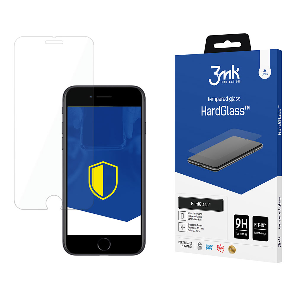 Folie de protectie Ecran 3MK HardGlass pentru Apple iPhone SE (2016), Sticla securizata, Full Glue