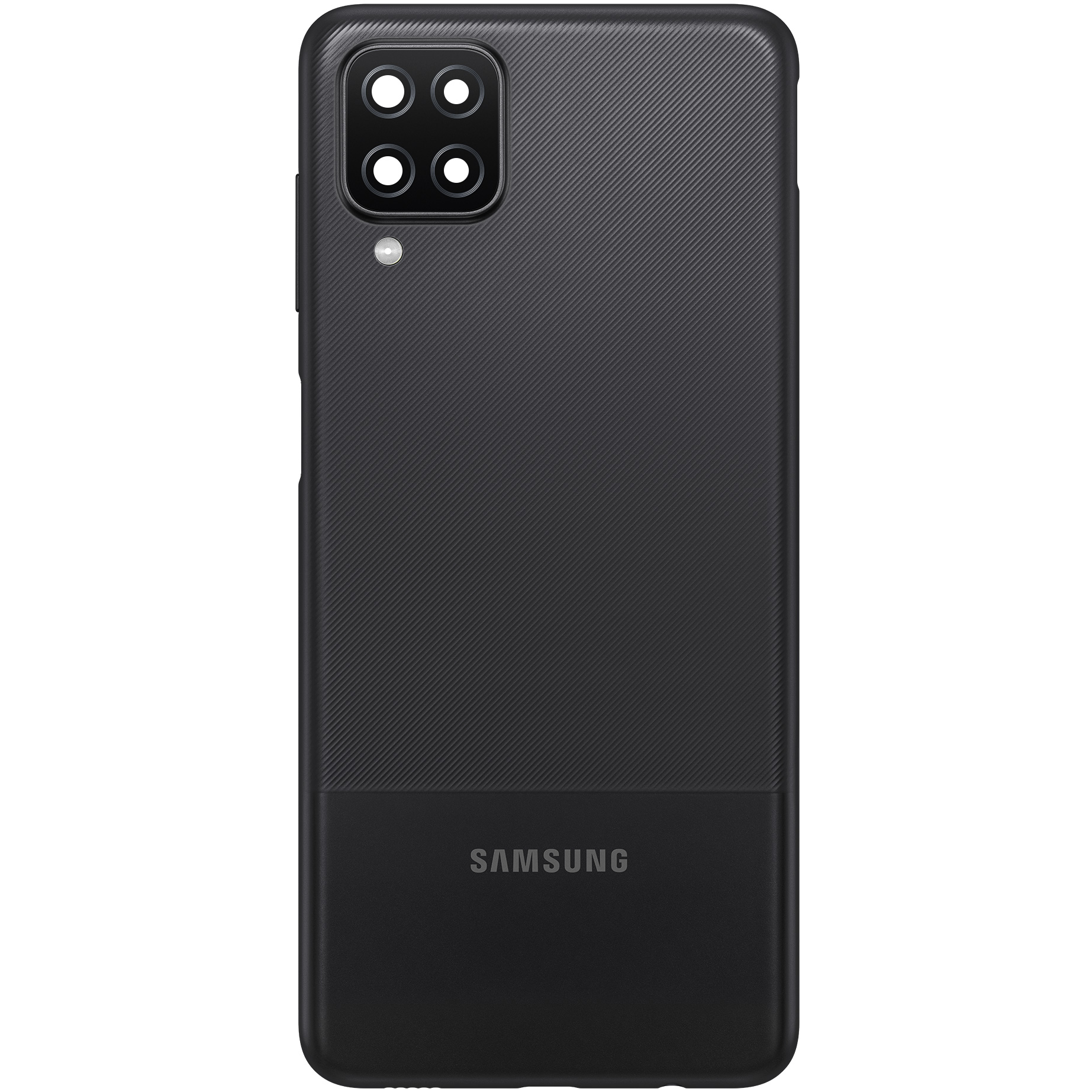 Capac Baterie - Geam Blitz - Geam Camera Spate Samsung Galaxy A12 A125, Negru, Second Hand 