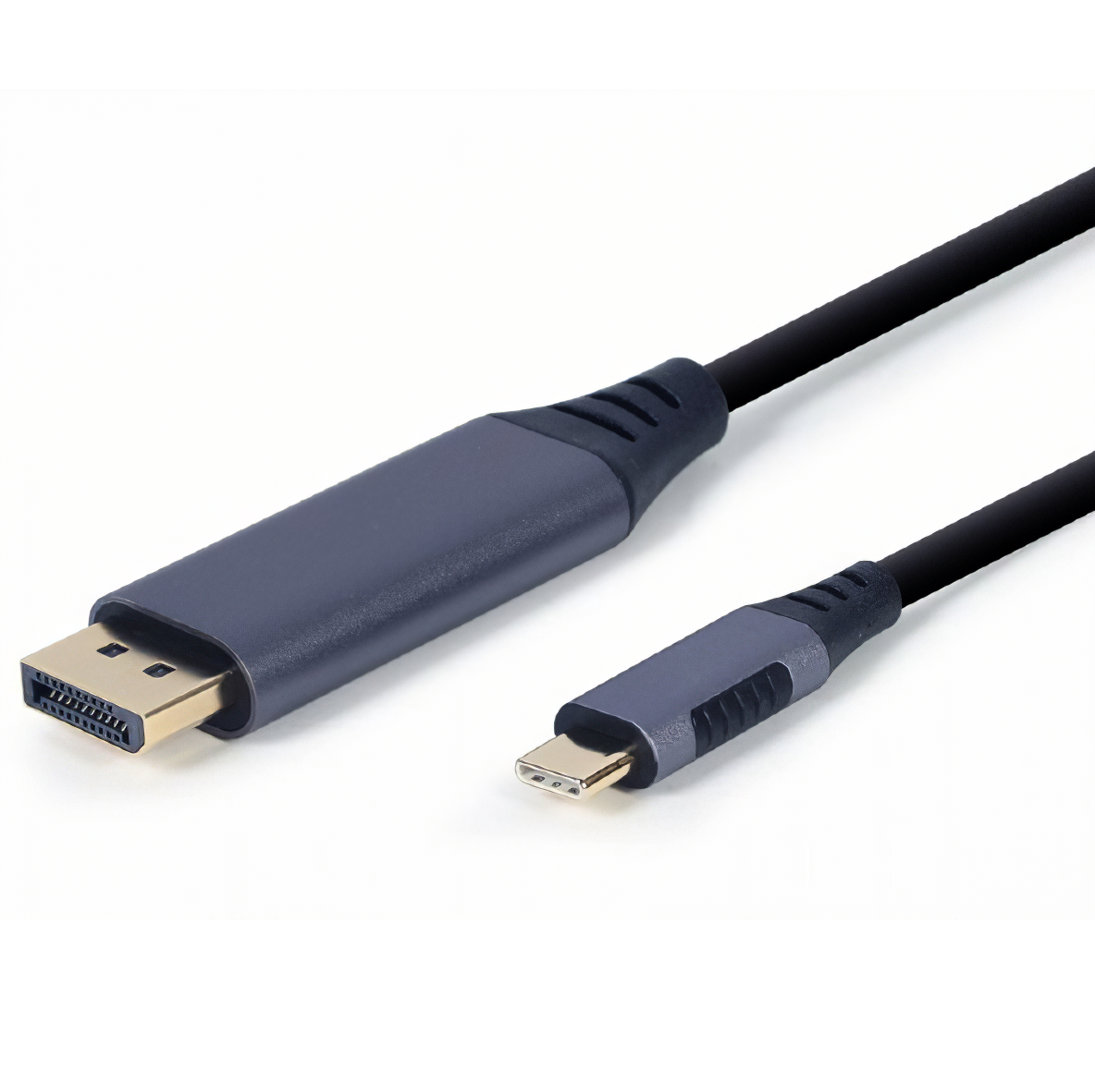 Cablu Audio si Video USB Type-C la DisplayPort Gembird, 1.8 m, 4K, Gri CC-USB3C-DPF-01-6 