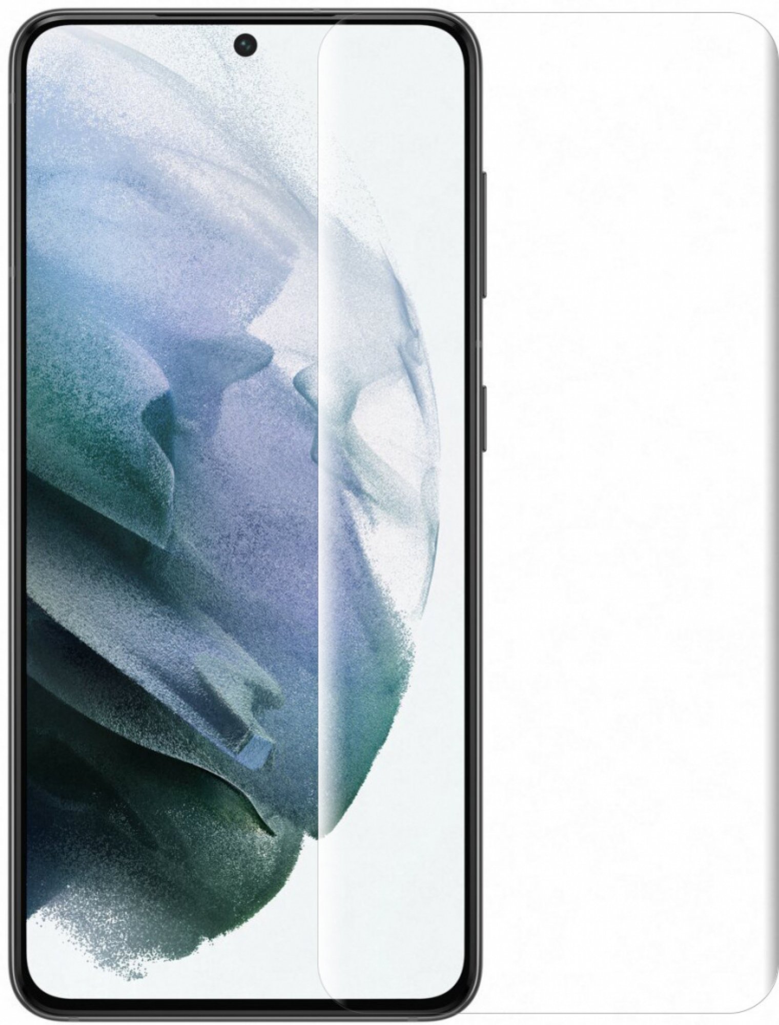 Folie Protectie Ecran Blue Star pentru Samsung Galaxy S21 5G G991, Sticla securizata, 9H, 0.3 mm, UV Glass
