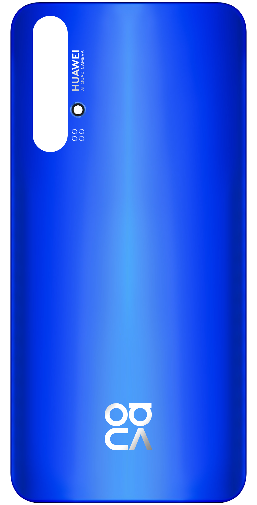 Capac Baterie Huawei nova 5T, Logo nova, Albastru 