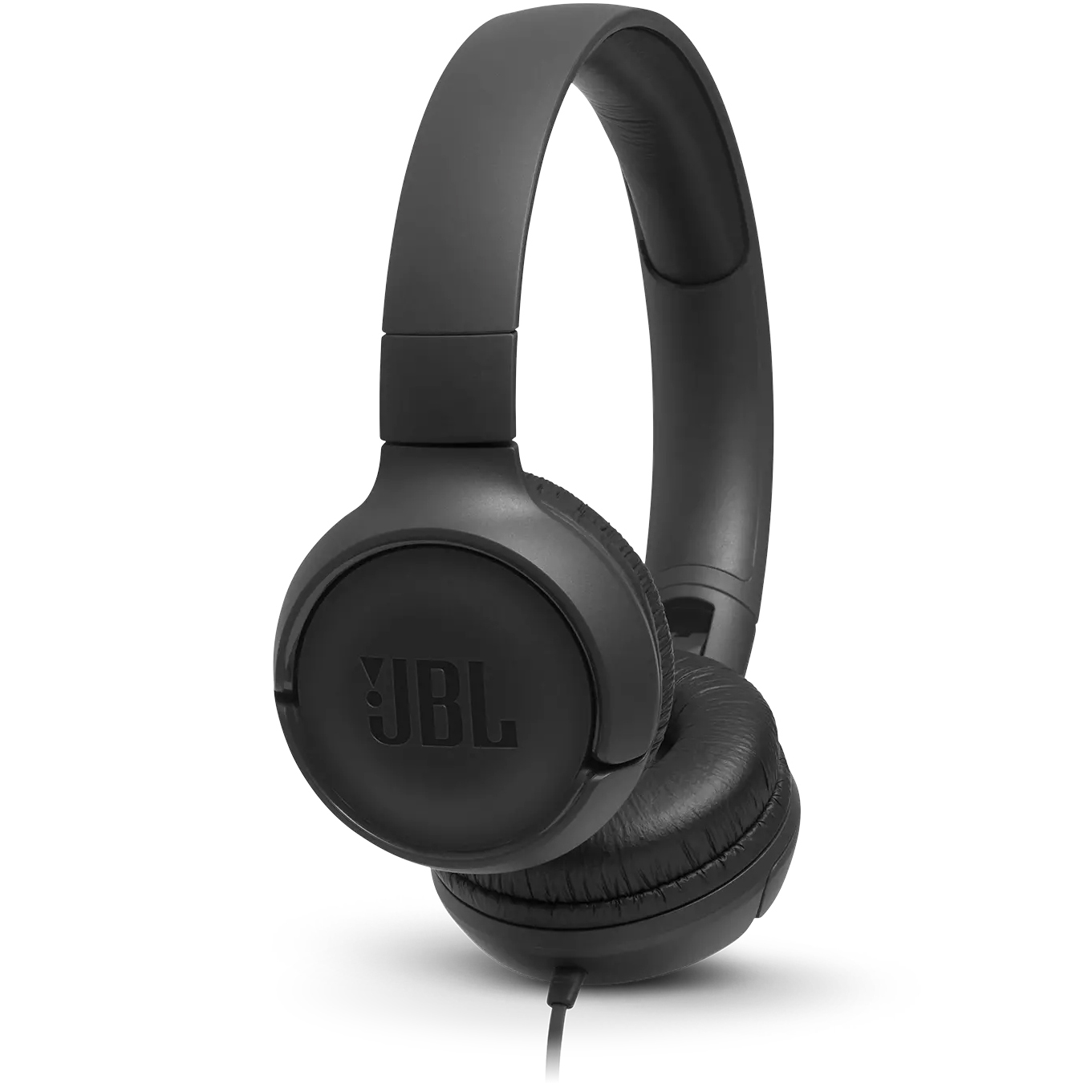Casti On-Ear JBL Tune 500, Cu microfon, 3.5 mm, Negru JBLT500BLK 