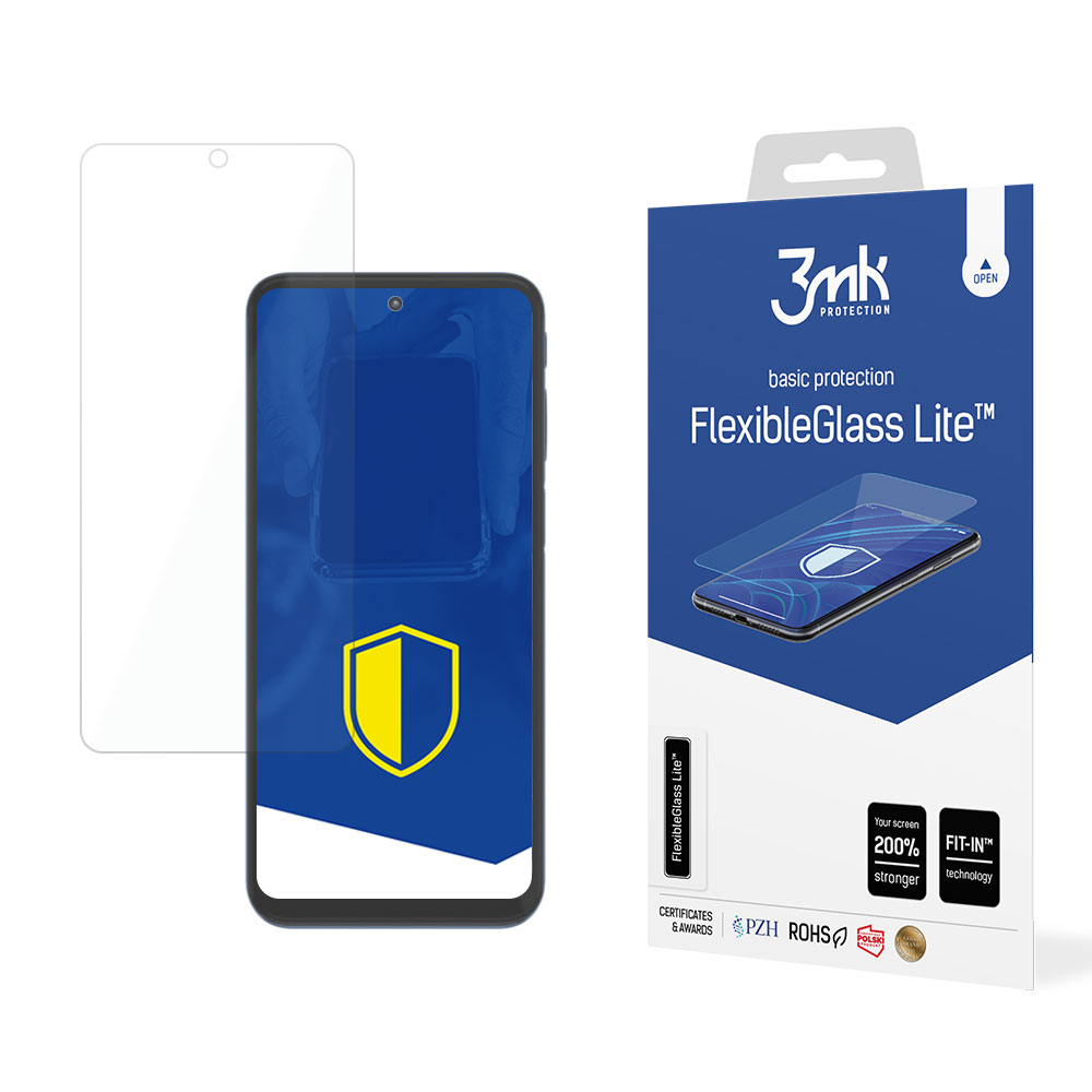 Folie de protectie Ecran 3MK FlexibleGlass Lite pentru Motorola Moto G41, Sticla Flexibila, Full Glue