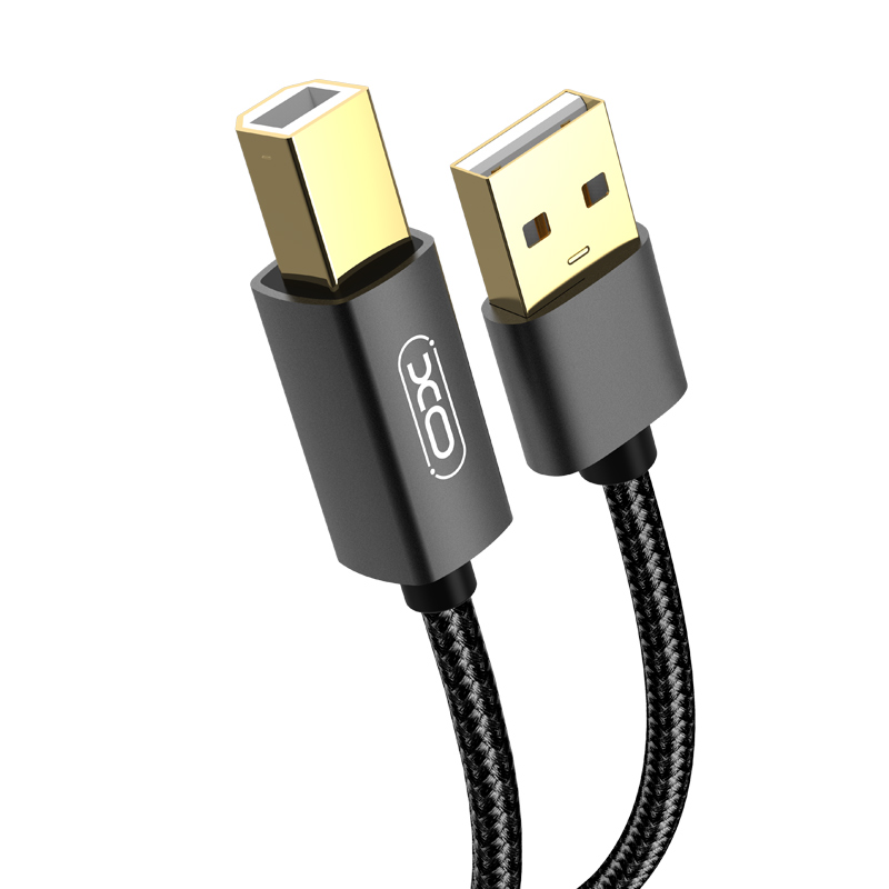 Cablu Imprimanta XO Design GB010A, USB tip A la USB tip B, 1.5m, Negru 