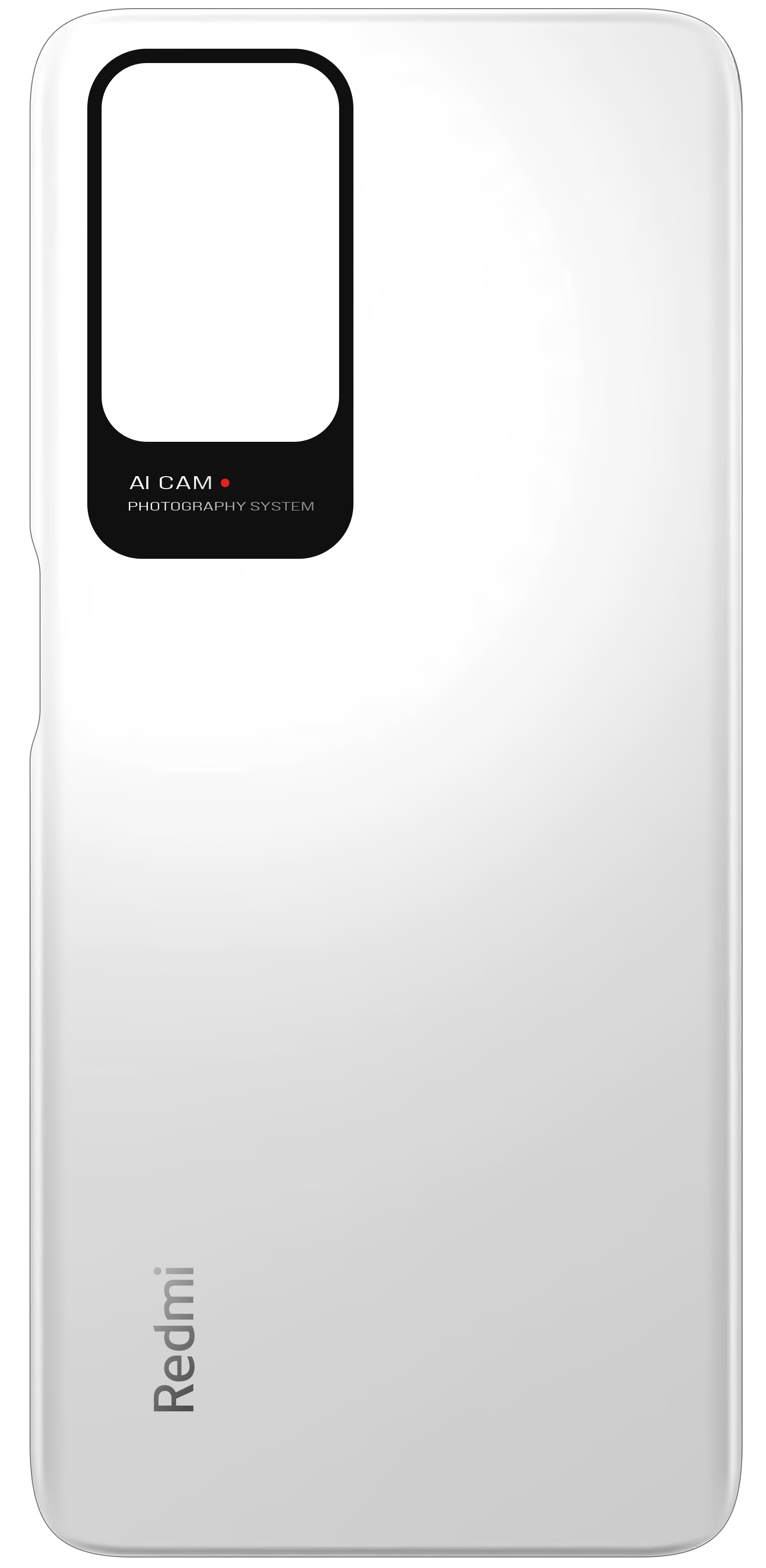 Capac Baterie Xiaomi Redmi Note 11 4G, Alb (Pebble White)