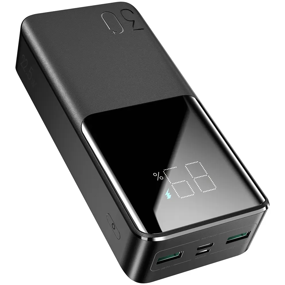 Baterie Externa Powerbank SiGN Powerful Q.C, 30000 mA, Quick Charge 2.0, 22.5W, Neagra SN-QP193 