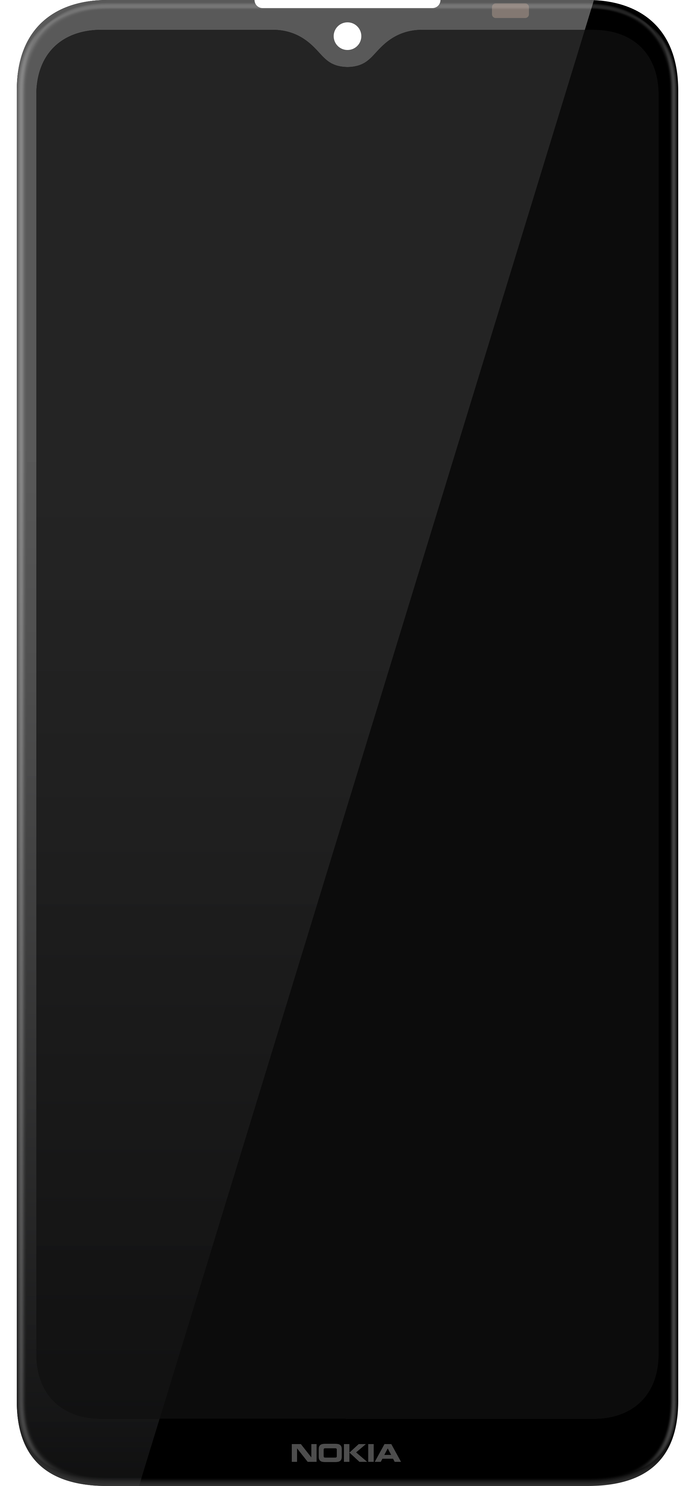 Display - Touchscreen OEM pentru Nokia 1.4, Negru 