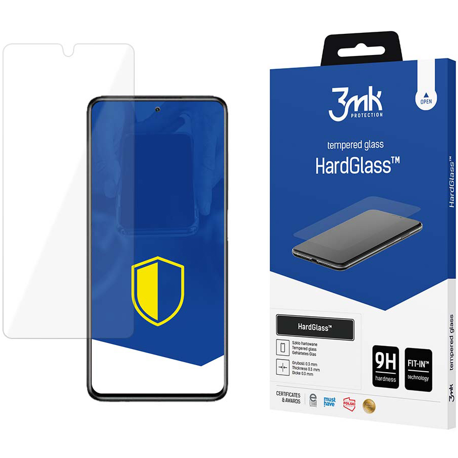 Folie Protectie Ecran 3MK HardGlass pentru Samsung Galaxy S23, Sticla securizata, Full Glue, 9H, Transparenta 