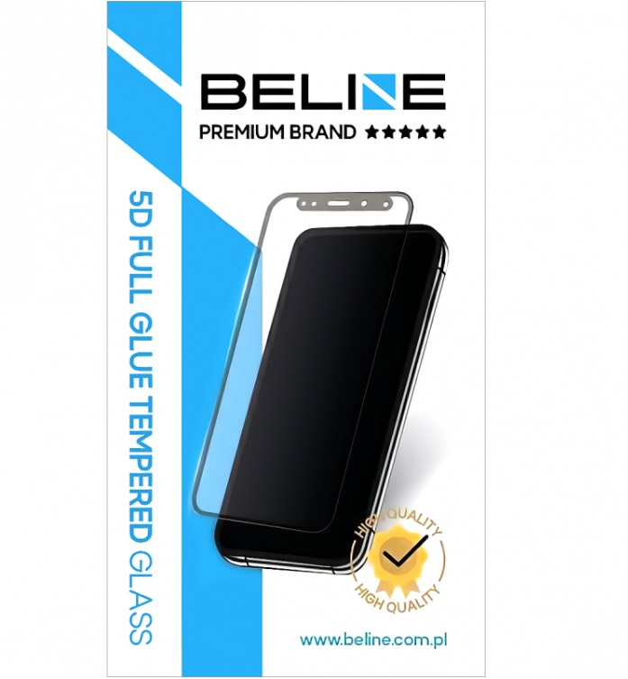 Folie Protectie Ecran BELINE Oppo A15 / Oppo A15s, Sticla securizata, Full Glue, 5D, Neagra 