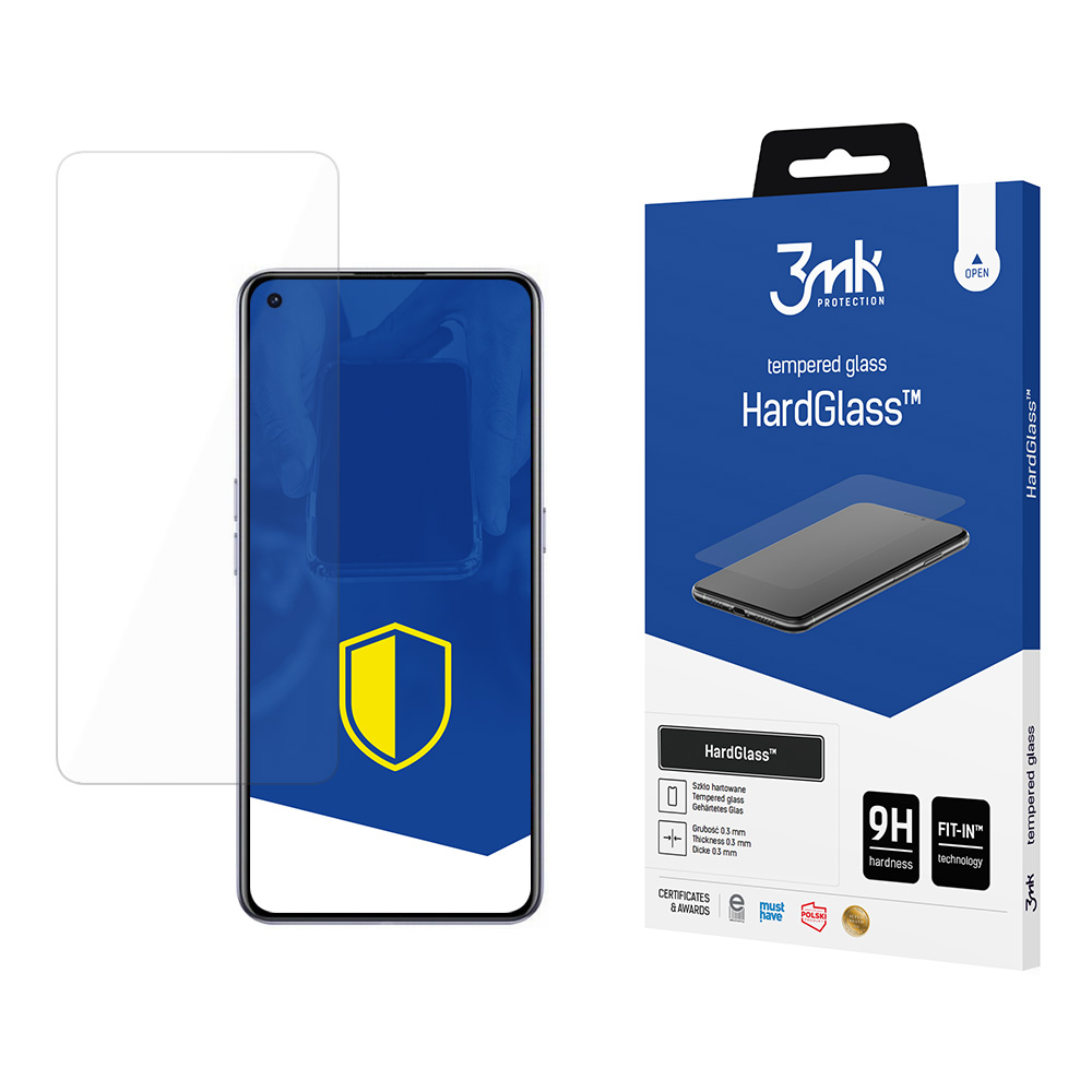 Folie de protectie Ecran 3MK HardGlass pentru Realme X7 Pro 5G, Sticla securizata, Full Glue