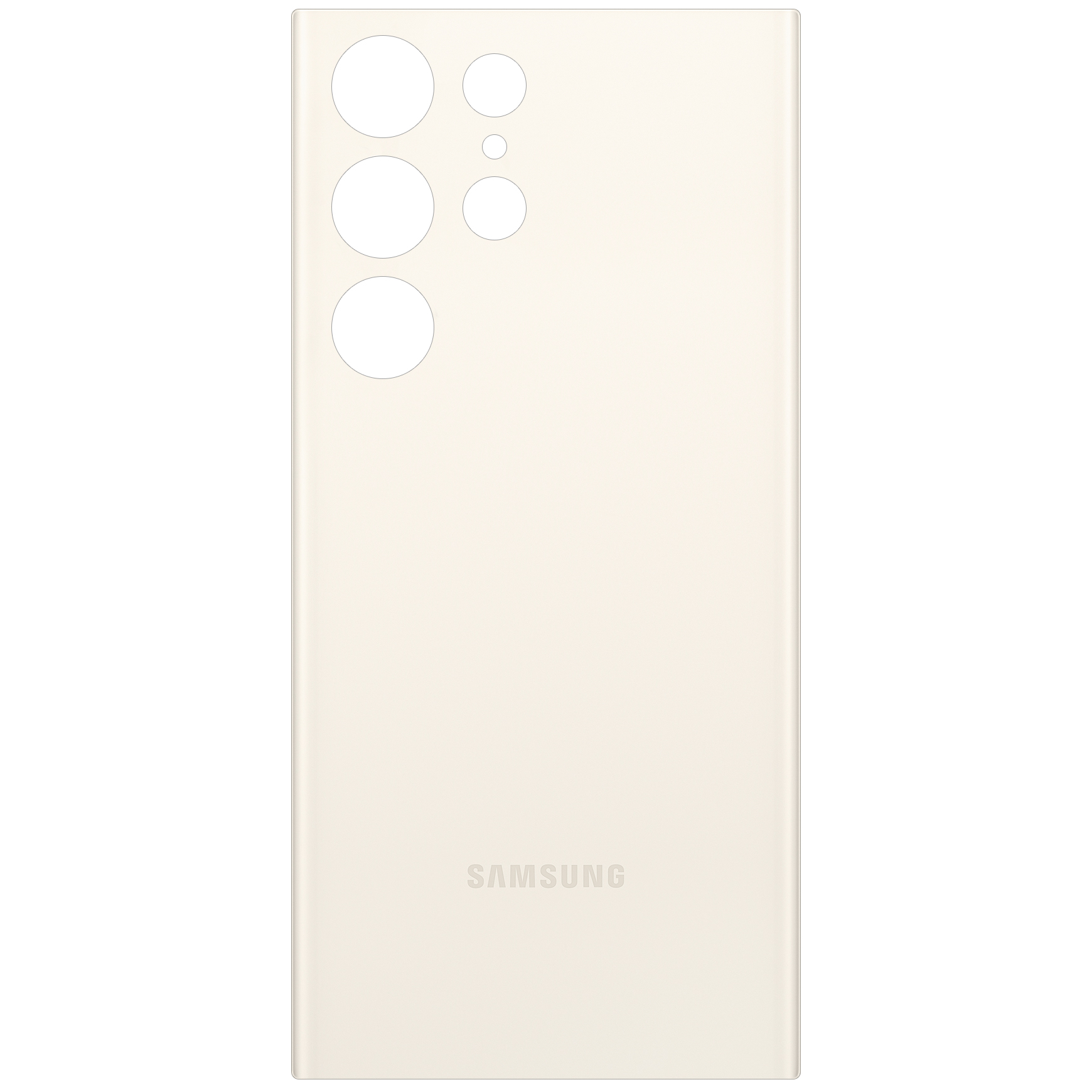 Capac Baterie Samsung Galaxy S23 Ultra S918, Alb (Cream) 