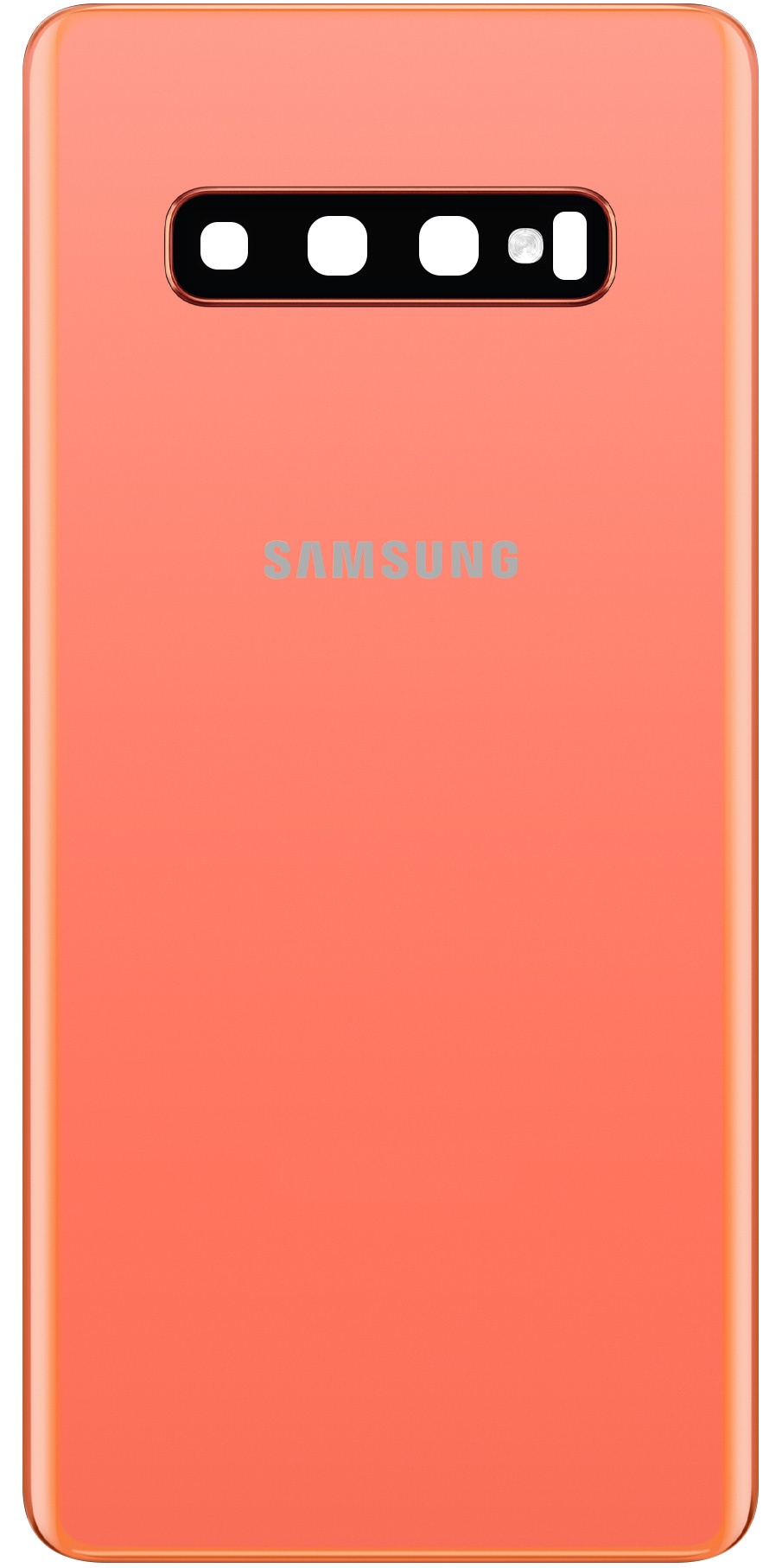 Capac Baterie Samsung Galaxy S10+ G975, Roz (Flamingo Pink), Service Pack GH82-18378D 