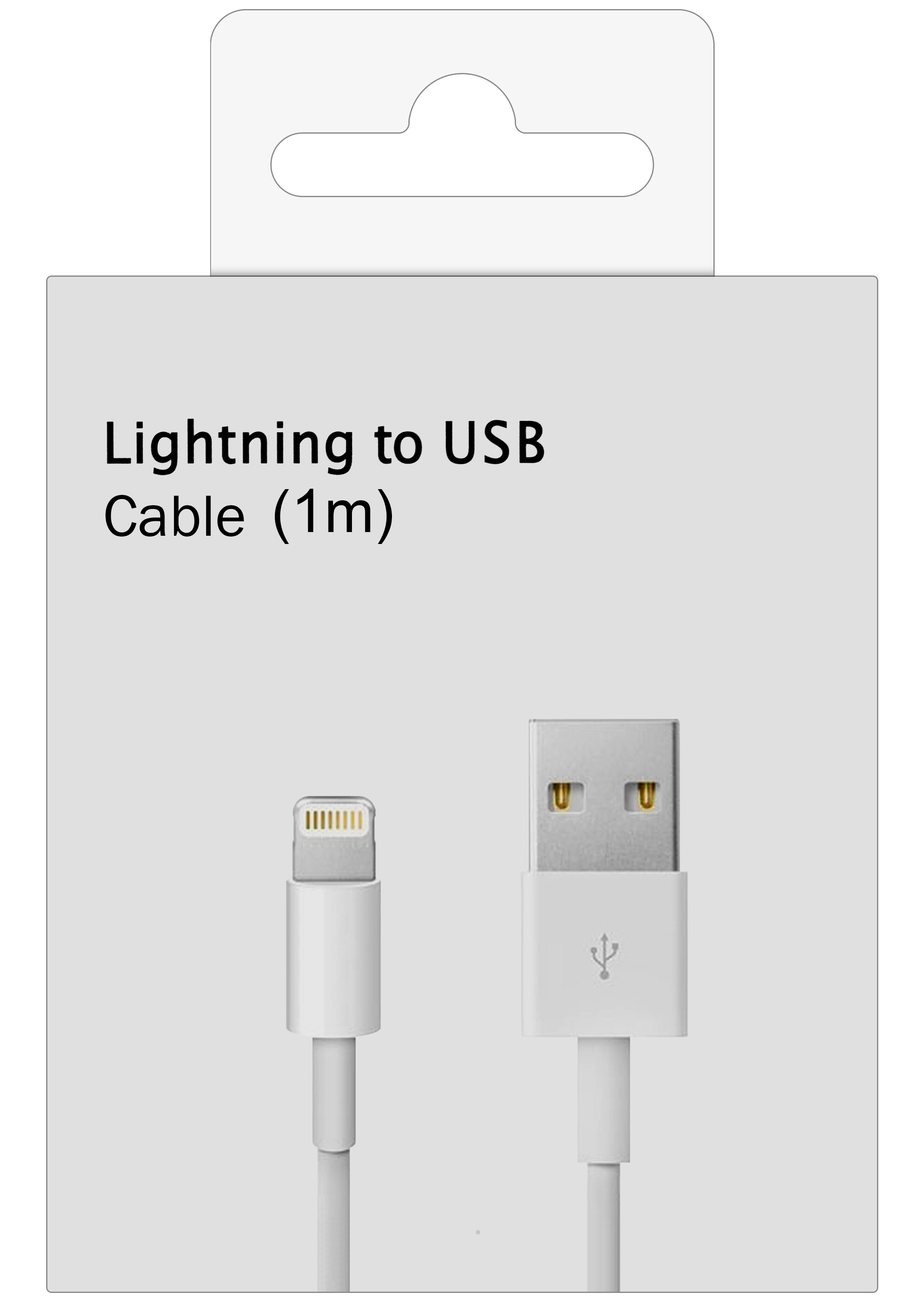 Smash Quadrant Establish Cablu Date si Incarcare USB-A - Lightning OEM MP, 18W, 1m, Alb | GSMnet.ro